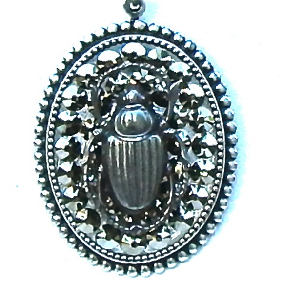 GASOLINE GLAMOUR Jewelry - RANSOM RHINESTONE SWAROVSKI SCARAB NECKLACE SAMPLE GASOLINE GLAMOUR Jewelry - RANSOM RHINESTONE SWAROVSKI SCARAB NECKLACE SAMPLE